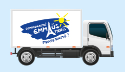 Camion de ramassage Emmaüs